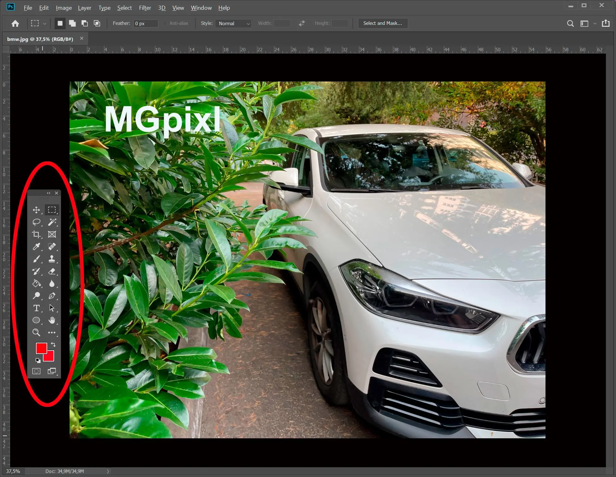 Removing watermark from your photos using Photoshop..